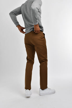 Low Rise Slim Tapered Chino Pants 97 Coyote Brown