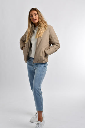Quilted Jacket 94 Desert Taupe Khaki