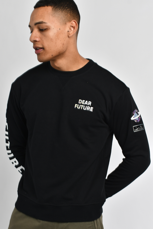 Dear Future Sweater Signature Black
