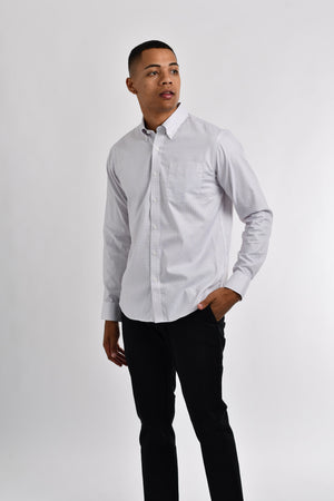 Wrinkle Free Shirt - White x Red/Navy Check 58