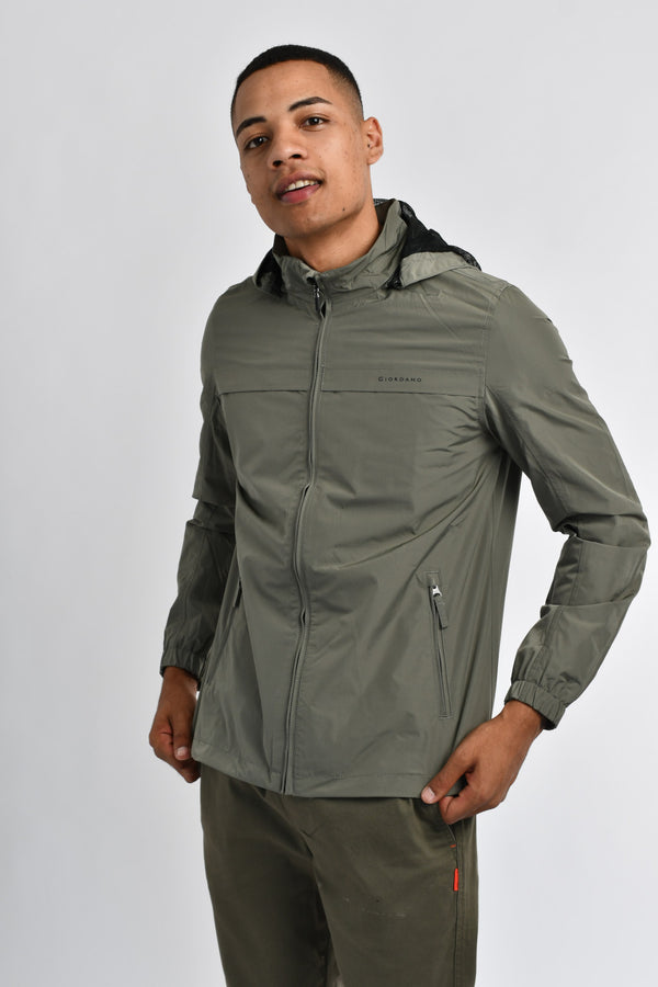 G-Motion Ultra-Light Windbreaker High-Rise Grey - Giordano South Africa