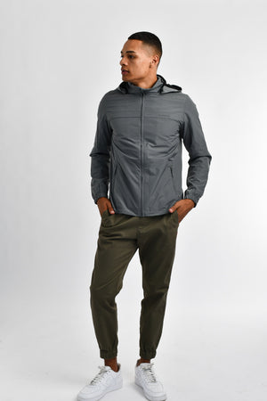 Light Weight Jacket Stone Hedge Grey