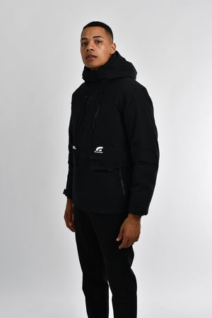 G-Motion Hooded 90-10 Down Jacket 09 Signature Black (Unisex)