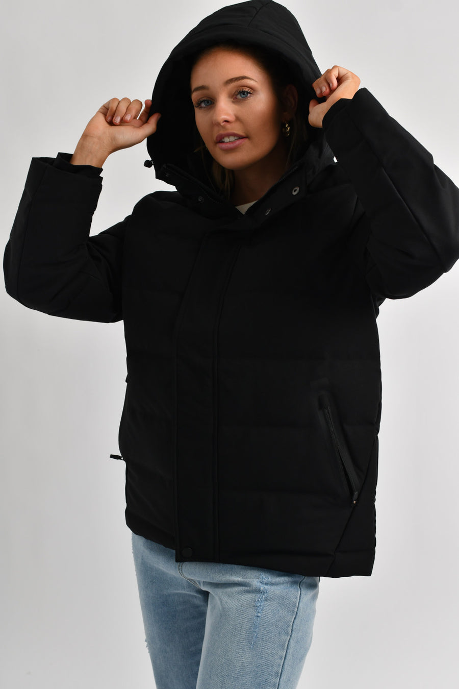 80-20 Puffer Down Jacket 09 Signature Black (Unisex)