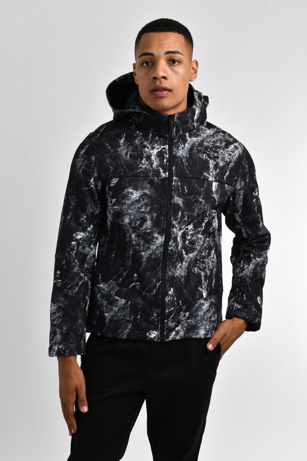 G-Motion Soft Shell Jacket 91 White / Black [Pattern] - Giordano South  Africa