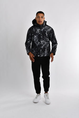 G-Motion Soft Shell Jacket 91 White / Black [Pattern]