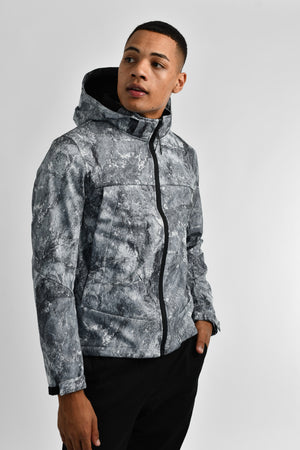 G-Motion Soft Shell Jacket 92 Light Grey Pattern