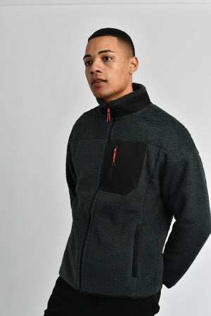 G-Motion Polyester Fleece Jacket Smoked Quartz