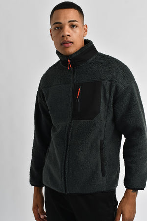 G-Motion Polyester Fleece Jacket Smoked Quartz