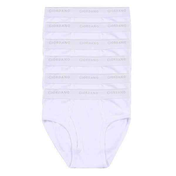 Solid Classic Briefs (6-packs) White