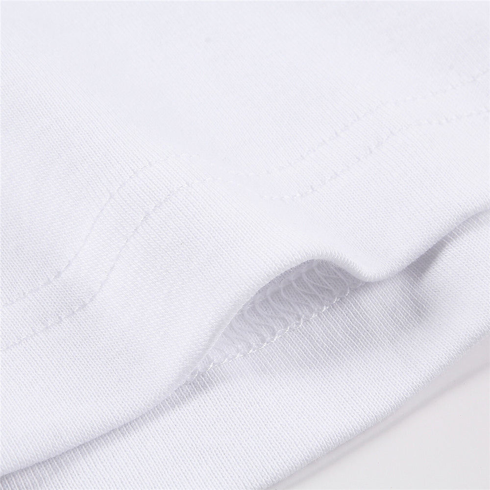 Men's Cotton U-neck Vests (3-Pieces) 01 Signature White