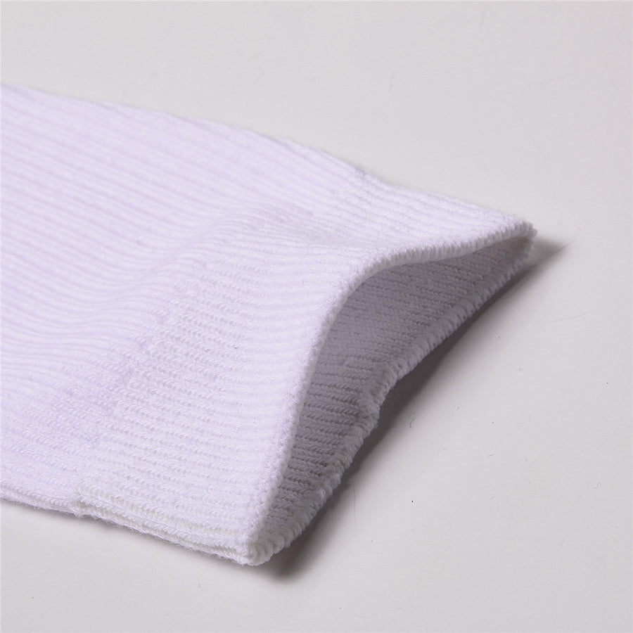Solid Crew Socks (2-Pairs) White