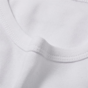 Men's Cotton U-neck Vests (3-Pieces) 01 Signature White