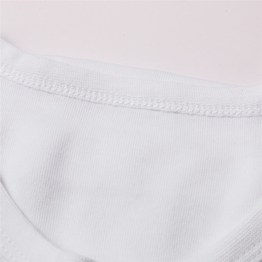 Men's Cotton U-neck Vests (3-Pieces) 01 Signature White