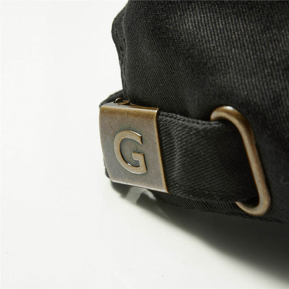 Giordano Embroidered Lion Cap - 01 Signature Black