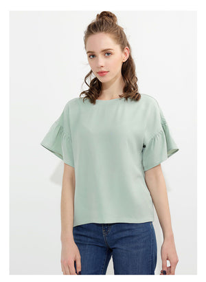 Giordano Butterfly Sleeve Crewneck Tee
