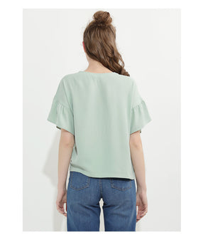 Giordano Butterfly Sleeve Crewneck Tee