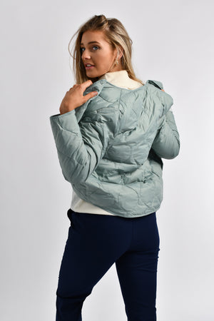 Ladies Light Weight 90/10 Down Jacket 57 Slate Cray