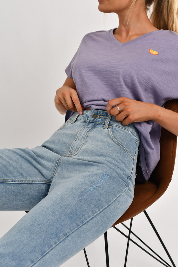 High Waist Denim 24 Light Indigo