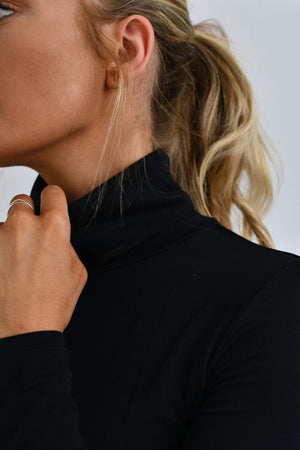 G-Warmer Thermal Long Sleeve Collar Top 02 Signature Black