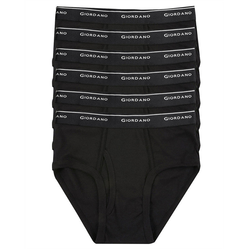 Solid Classic Briefs (6-packs) Black