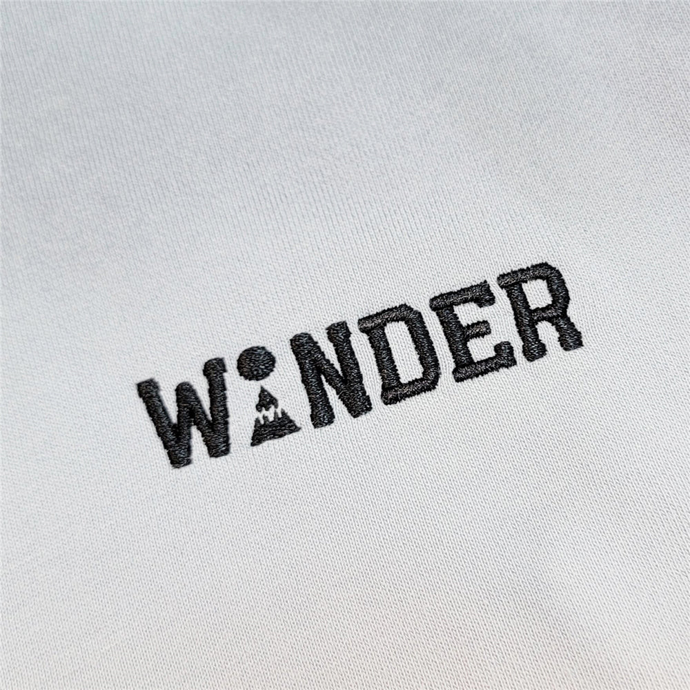 Wonder WANDER Sweater Blue Dip Dye Pattern