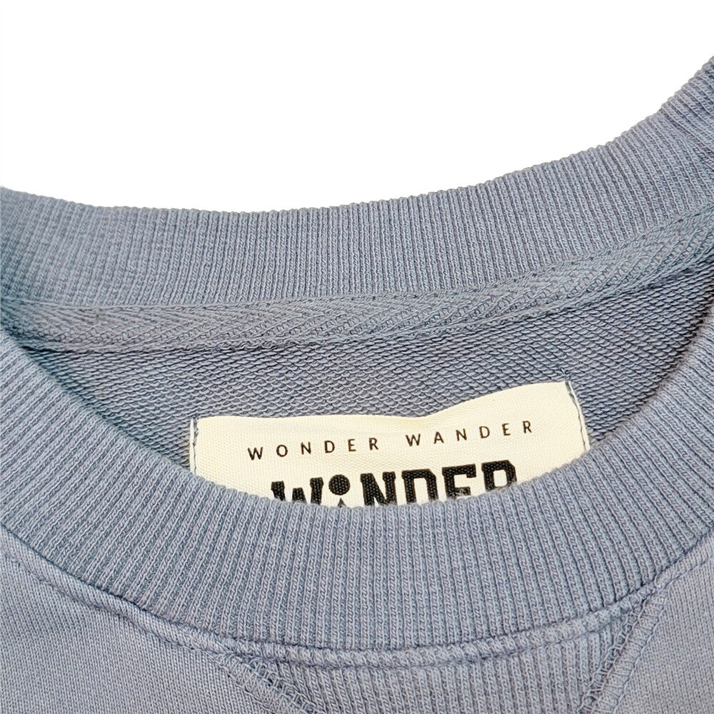 Wonder WANDER Sweater Blue Dip Dye Pattern