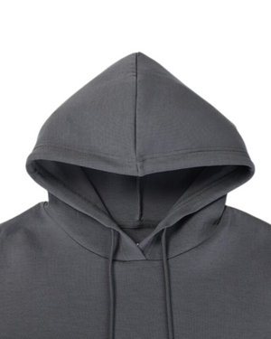 Giordano Ladies G-Motion Long Sleeve Ultra Soft Interlock Hoodie Signature Grey