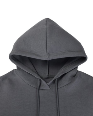 Drawstring Hoodie 08 Signature Grey