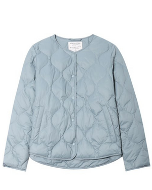 Ladies Light Weight 90/10 Down Jacket 57 Slate Cray