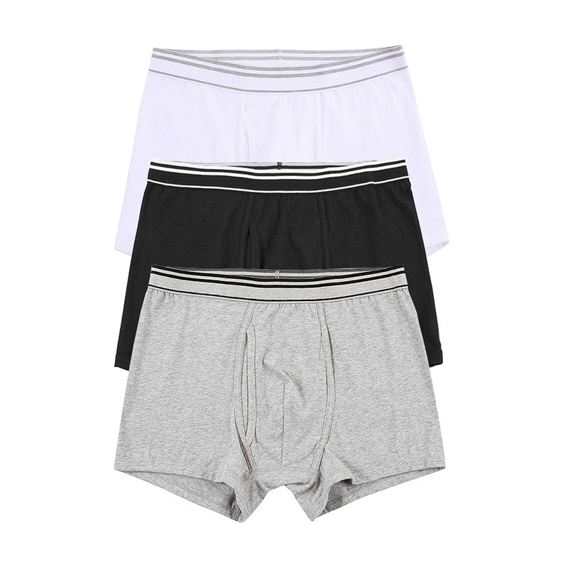3 Pack Trunks - Black+Grey+White
