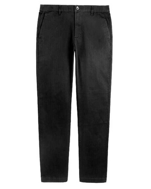 Low Rise Slim Tapered Chino Pants 09 Signature Black