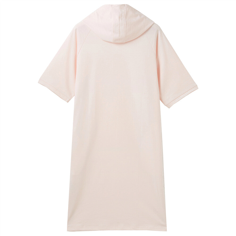 Giordano Women Strap Short-Sleeve Hooded Dress - Rosewater Pink