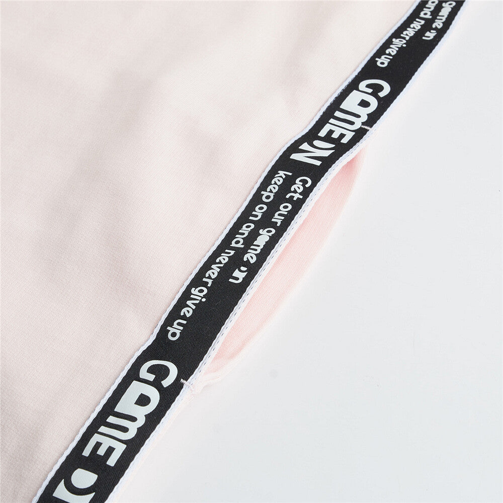 Giordano Women Strap Short-Sleeve Hooded Dress - Rosewater Pink