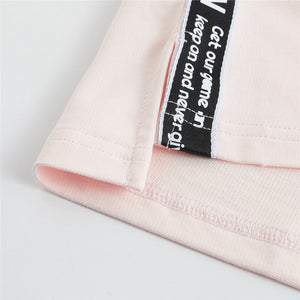 Giordano Women Strap Short-Sleeve Hooded Dress - Rosewater Pink