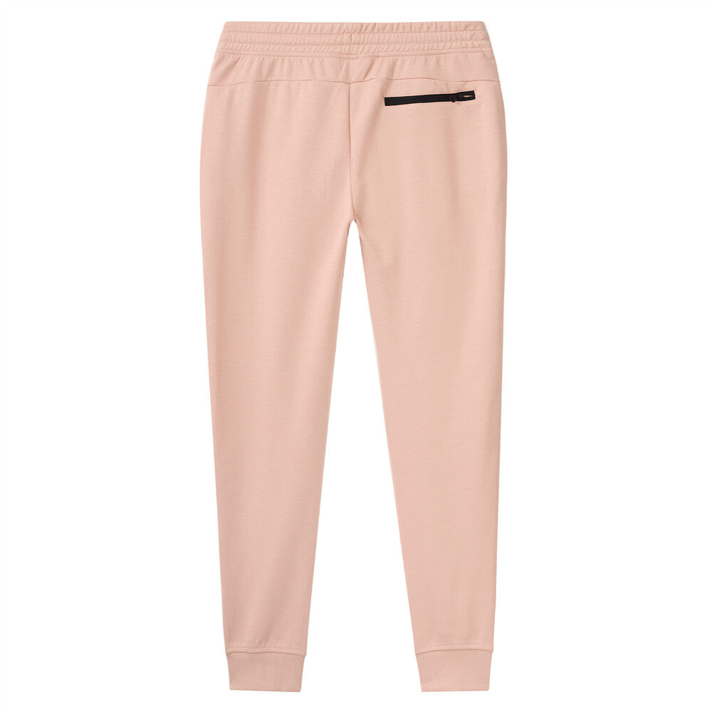 G-Motion Ladies Drawstring Elastic Waist Jogger Pants 35 Melange Pink