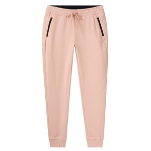 G-Motion Ladies Drawstring Elastic Waist Jogger Pants 35 Melange Pink