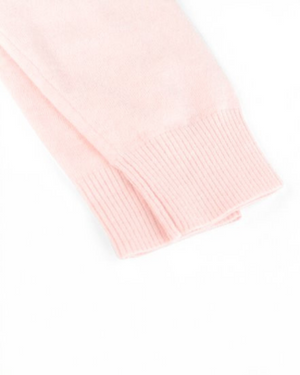 Turtleneck Sweater 03 Rose Pink x Milky White