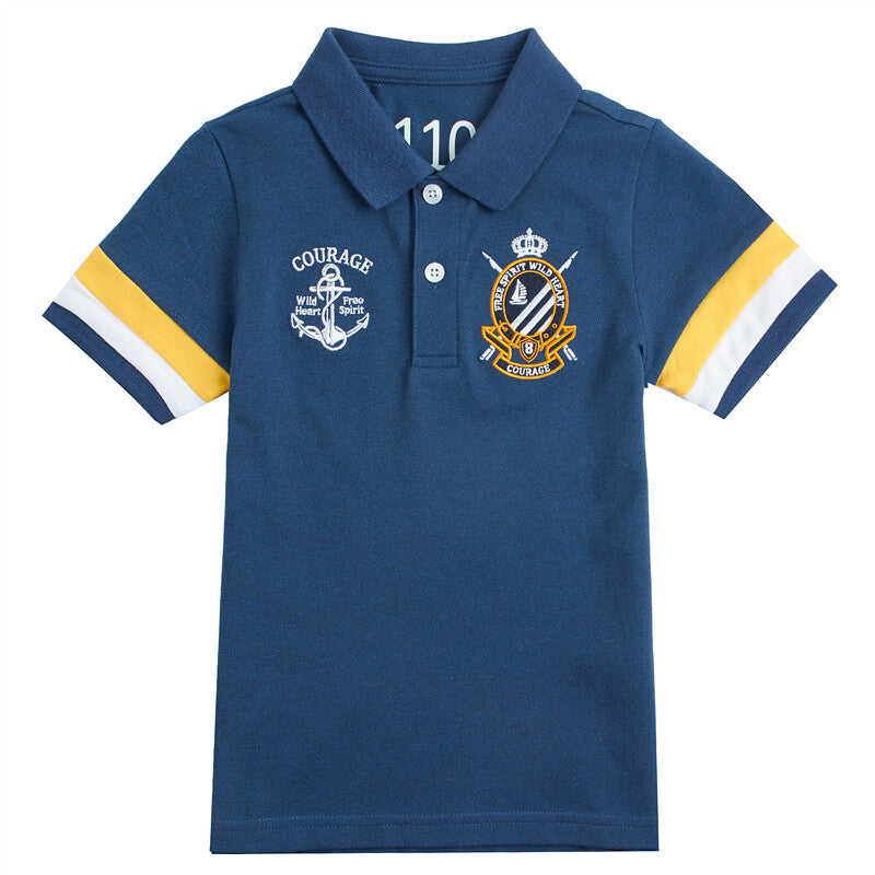 Junior 3D Napoleon Courage Polo 42 Insignia Blue