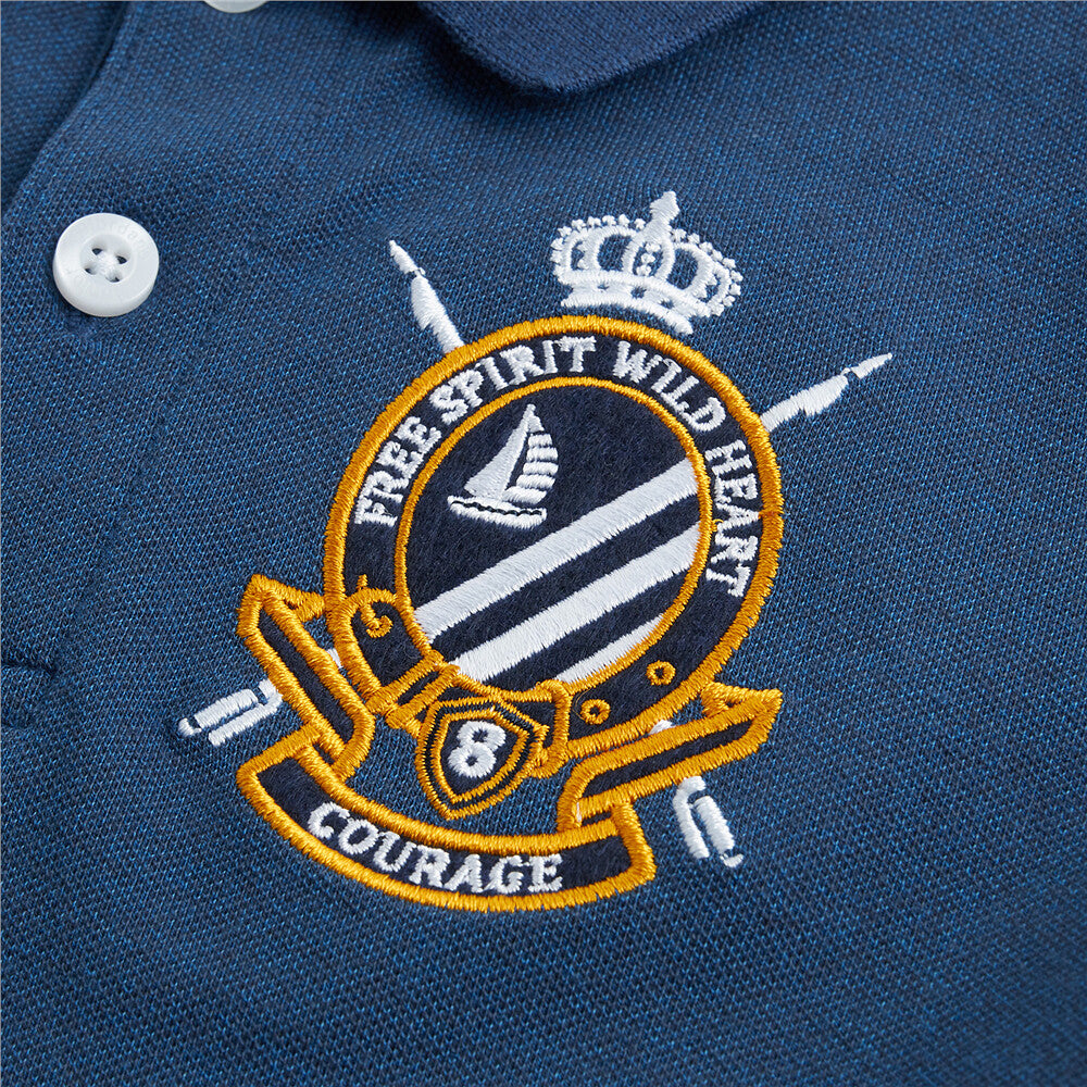 Junior 3D Napoleon Courage Polo 42 Insignia Blue