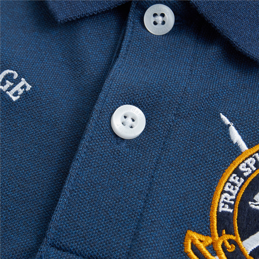 Junior 3D Napoleon Courage Polo 42 Insignia Blue