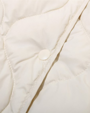 Ladies Light Weight 90/10 Down Jacket 18 Cloud Cream