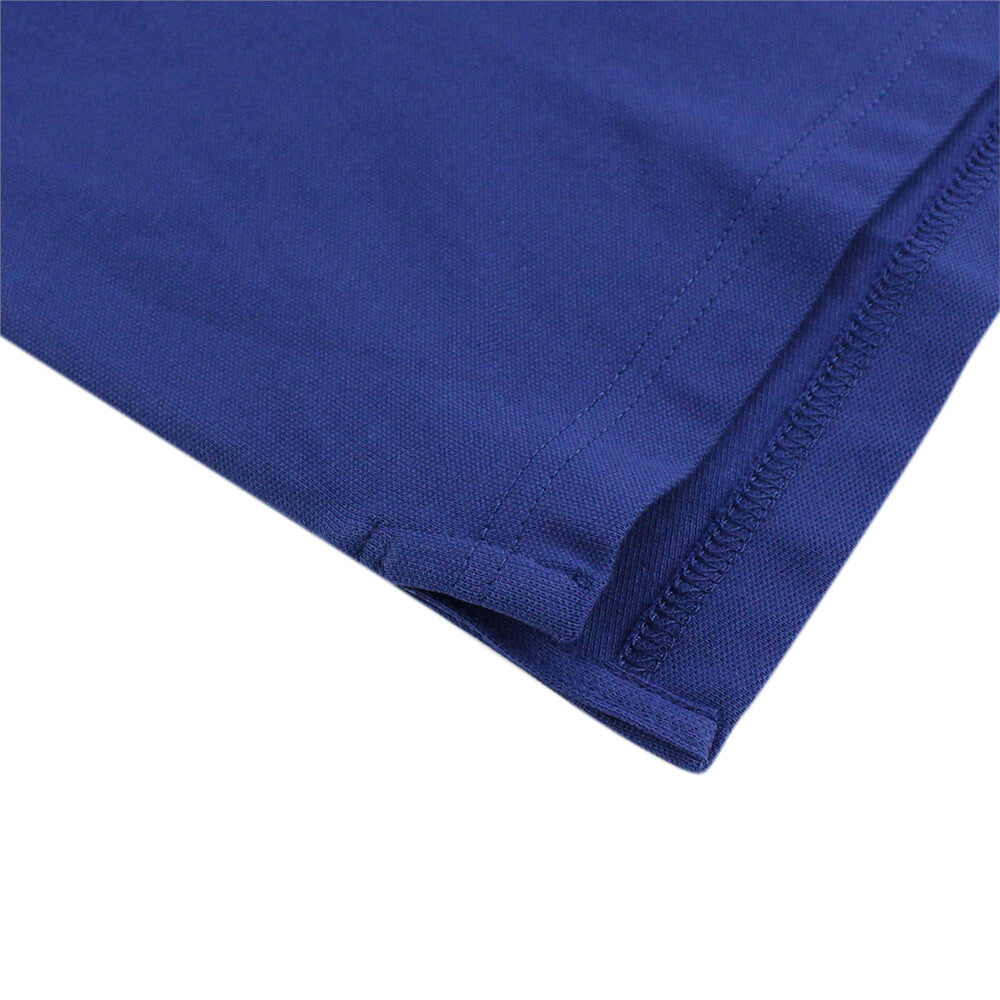 White and Blue Stretchy Slim Fit Golfer 50 Twilight Blue x White