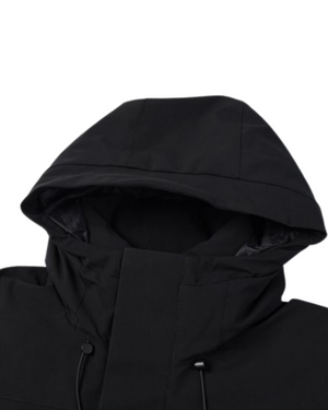 G-Motion Hooded 90-10 Down Jacket 09 Signature Black (Unisex)