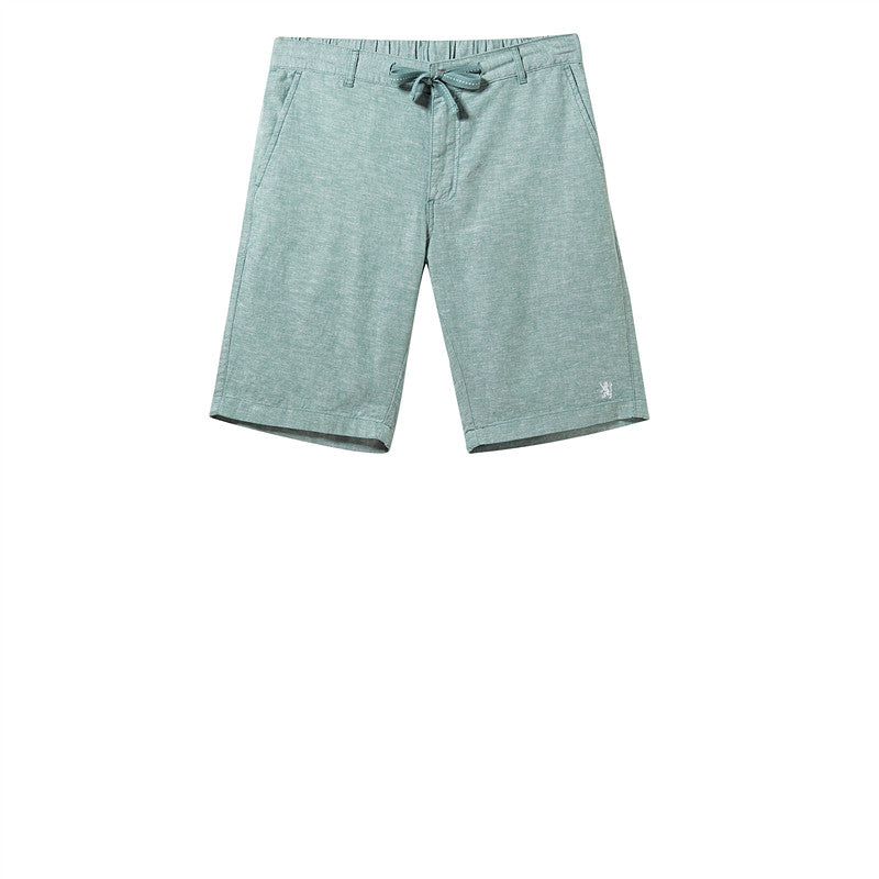 Men's Linen Cotton Drawstring Shorts