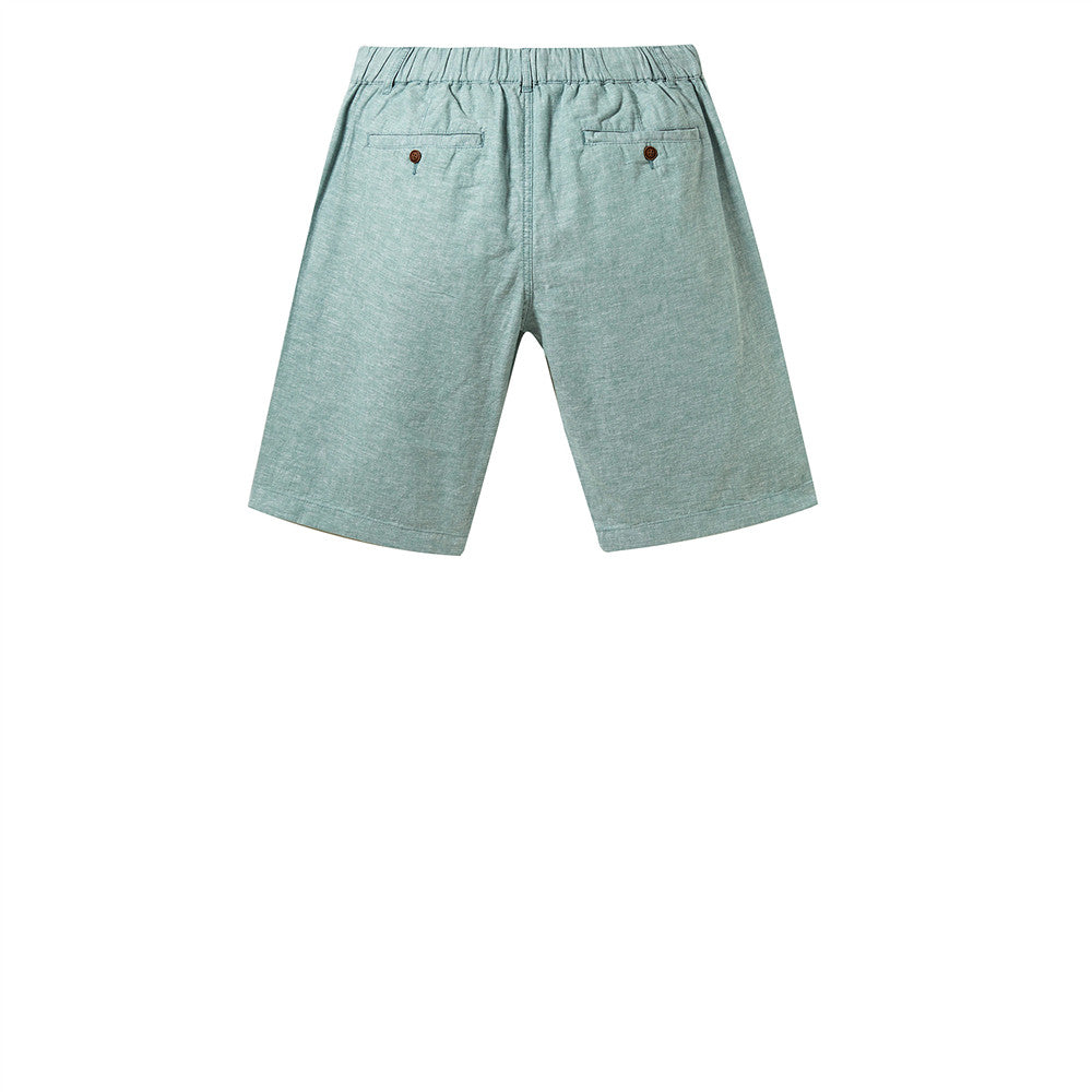 Men's Linen Cotton Drawstring Shorts