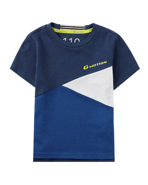 Giordano Cotton/Polyester Crew Neck Tee 63 Insignia Blue