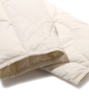 Ladies Light Weight 90/10 Down Jacket 18 Cloud Cream