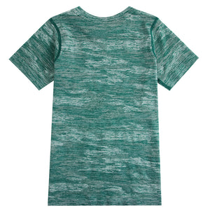 G-Motion T-Shirts By Giordano - 72 MELANGE SPACE DYED GREEN
