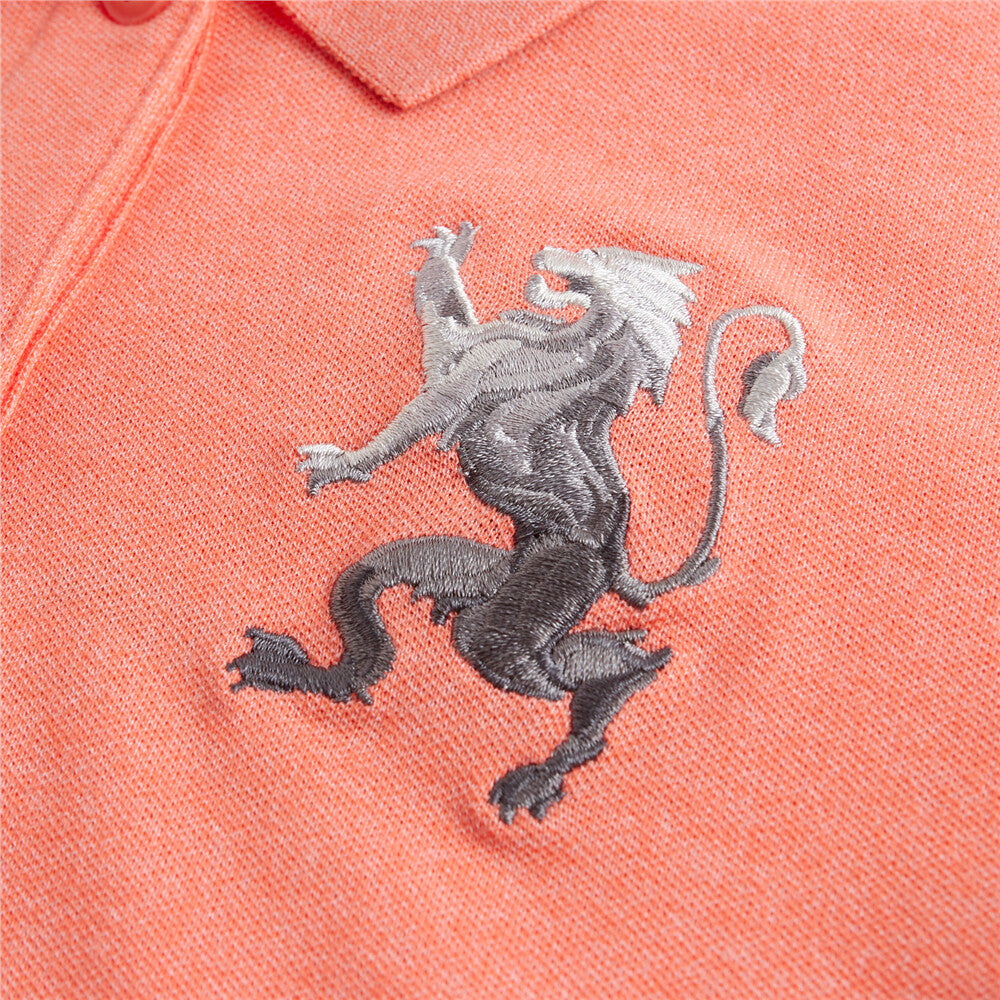3D Lion Golfer 79 Melange Peach Echo